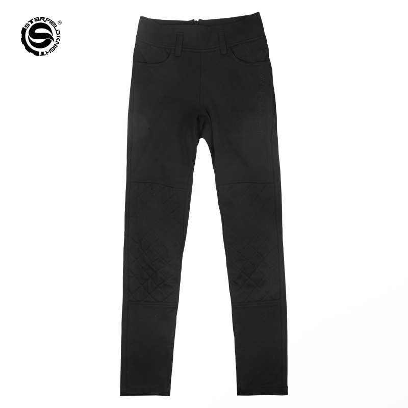 Motorcycle Gear Women Pants - Damskie spodnie motocyklowe slim fit, spodnie
