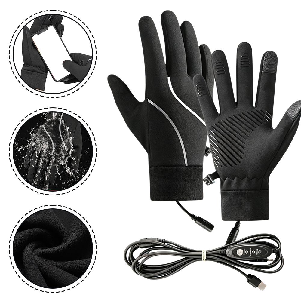 Motorcycle Gear For Winter - Rękawice z funkcją podgrzewania, ładowane, zimowe,