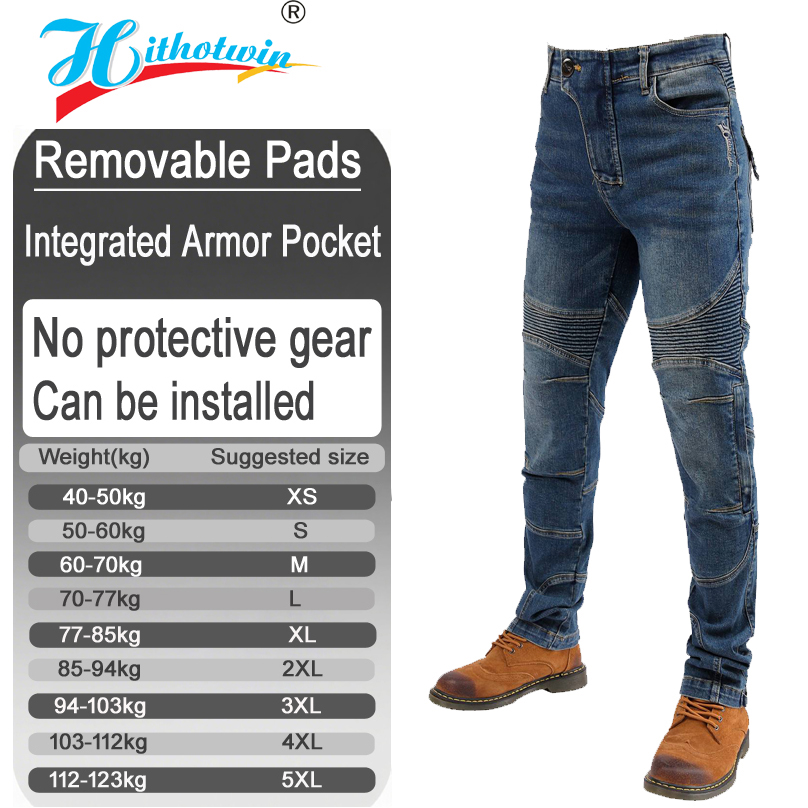 Motorcycle Gear Women Pants - Spodnie motocyklowe męskie damskie jeansy motocyklowe