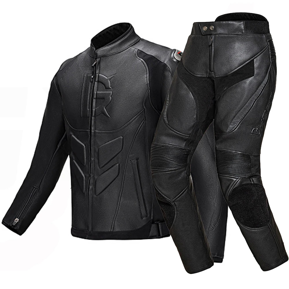 Motorcycle Gear For Winter - GHOST RACING zimowa kurtka motocyklowa skórzana