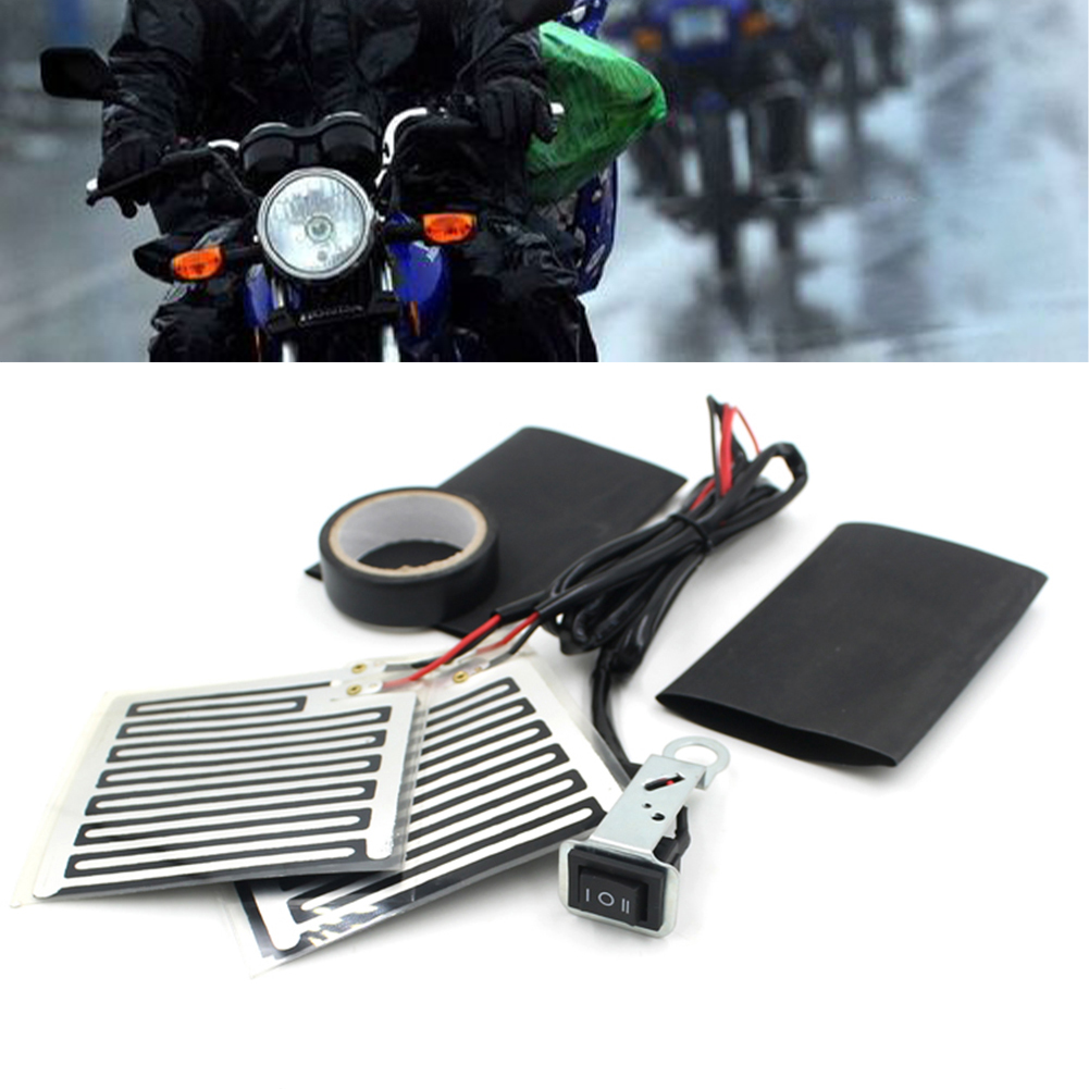 Handlebar Grip Heated - Podgrzewany uchwyt motocyklowy 12V z przełącznikiem