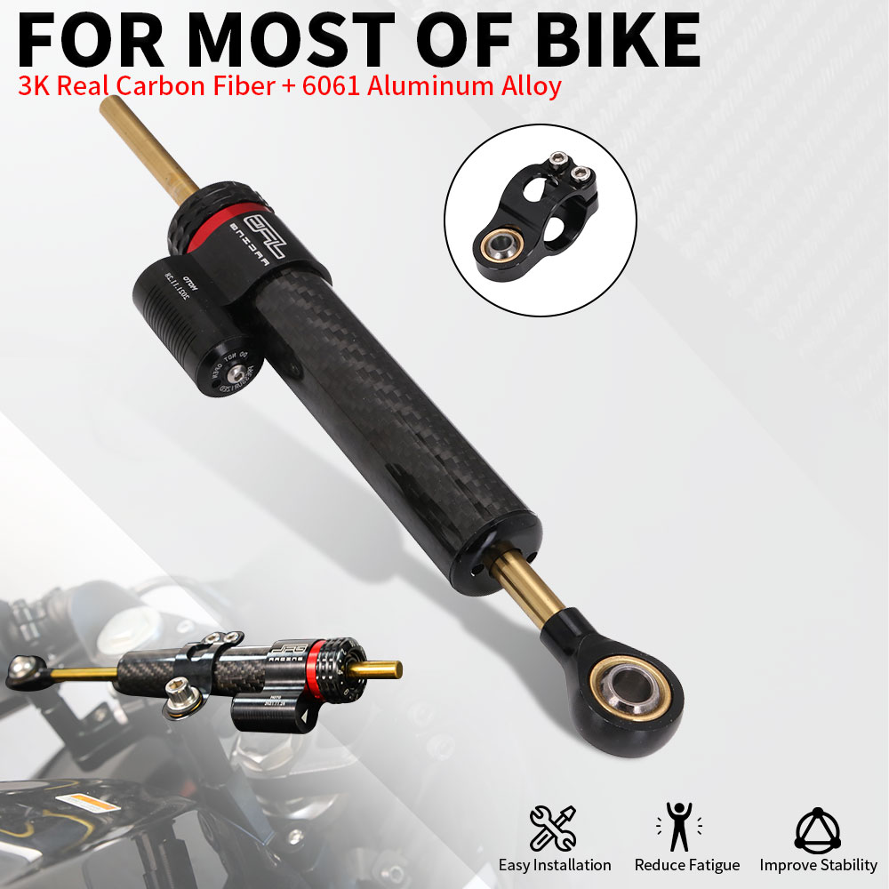 Motorcycle Gear Airbag - Regulowany amortyzator kierownicy 250 mm do