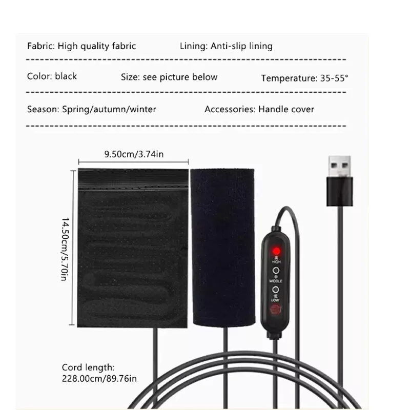 Ogrzewane manetki motocyklowe  – Handlebar Grip Heated recenzja i cena