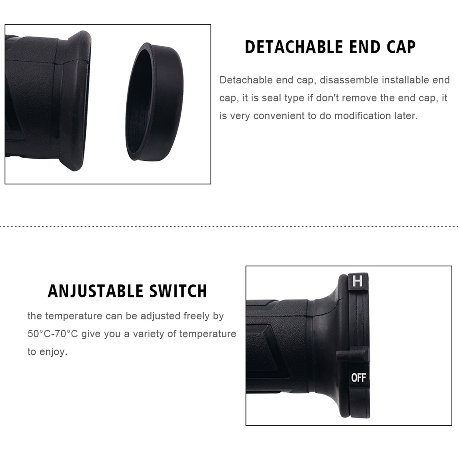 12V motocyklowe podgrzewane uc – Handlebar Grip Heated recenzja i cena