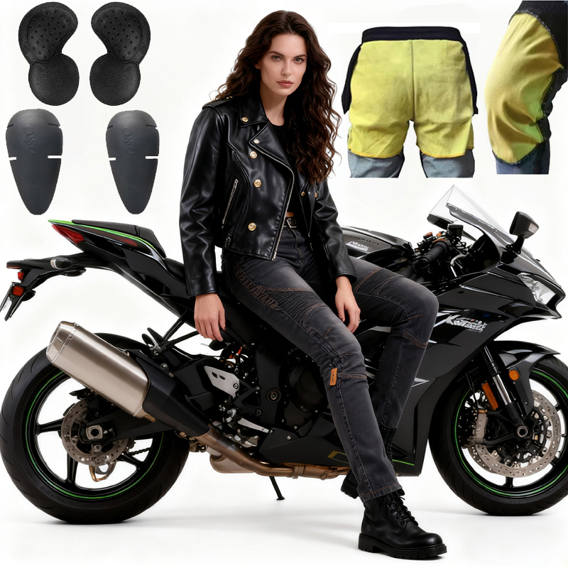 Damskie spodnie motocyklowe z  – Motorcycle Gear Women Pants recenzja i cena