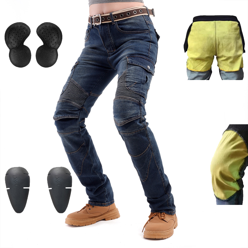 Damskie jeansy motocyklowe z k – Motorcycle Gear Women Pants recenzja i cena