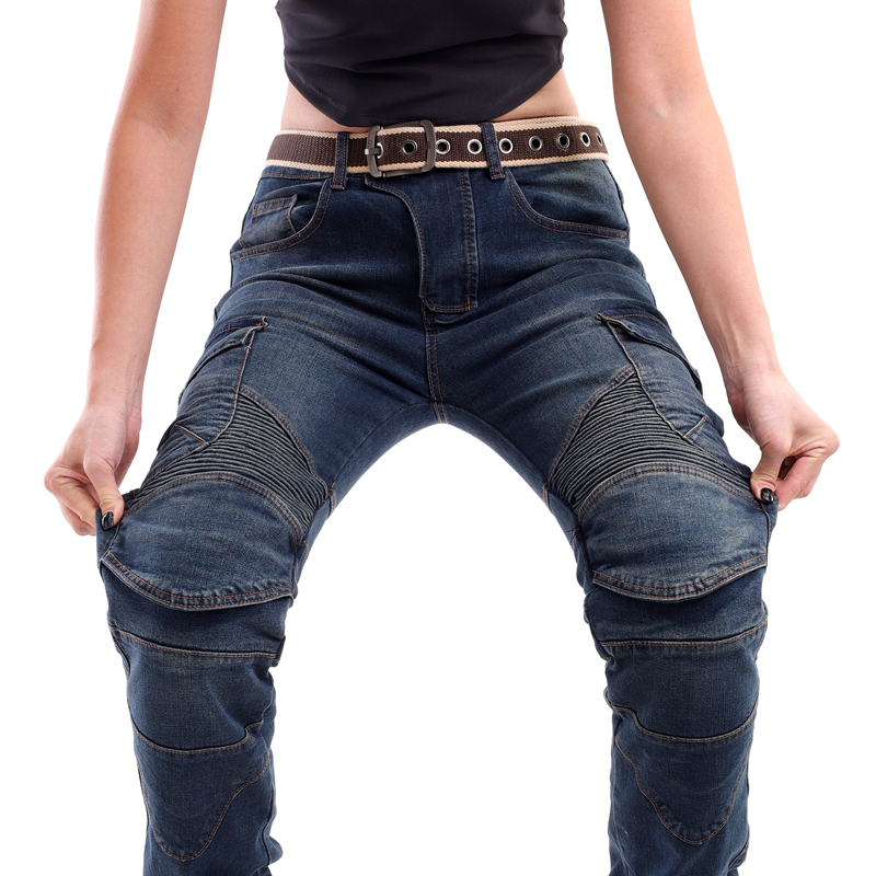 Damskie jeansy motocyklowe z k – Motorcycle Gear Women Pants recenzja i cena
